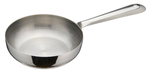 Mini Fry Pan, 4-1/2"Dia x 1-3/8"H, Stainless Steel (12 Each)-cityfoodequipment.com