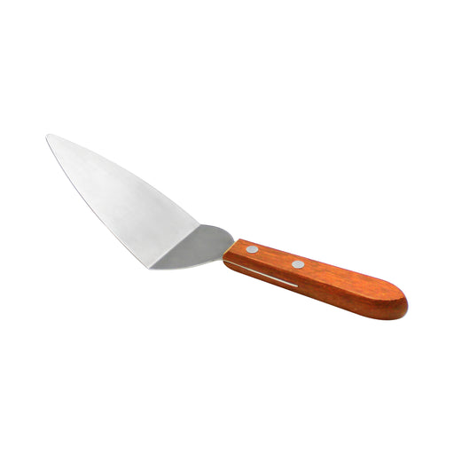 Thunder Group SLTWPS005 Pizza Server w/ 3" x 4 1/4" Blade & Wood Handle, Stainless Steel - 12, (each)-cityfoodequipment.com