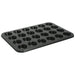 24 Cup Mini Muffin Pan, Non-stick, 1-1/2oz, Carbon Steel (12 Each)-cityfoodequipment.com