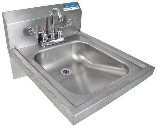 ADA S/S Hand Sink w/ Faucet 2 Holes 14" x 16" x 5"-cityfoodequipment.com