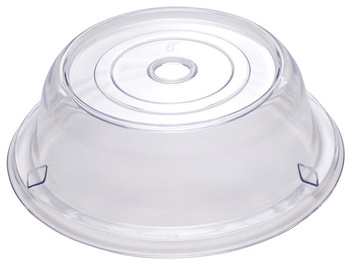 8" Clear Round Plate Cover, 2-1/2"H, Stackable, PC (12 Each)-cityfoodequipment.com