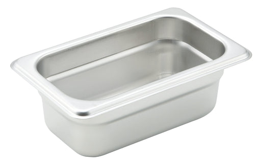 Anti-jam Steam Pan, 1/9 Size, 2-1/2", 22 Ga S/S (12 Each)-cityfoodequipment.com