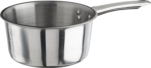 1-1/2qt Sauce Pan, Mirror Finish, S/S (12 Each)-cityfoodequipment.com