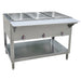 BK-Resources Propane Hot Steam/Food Table w/ (3) Wells & Cutting Board-cityfoodequipment.com