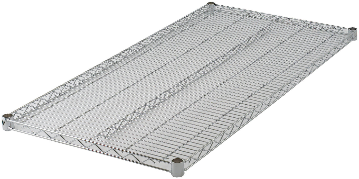 Wire Shelf, Chrome Plated, 24" x 72" (2 Each)-cityfoodequipment.com