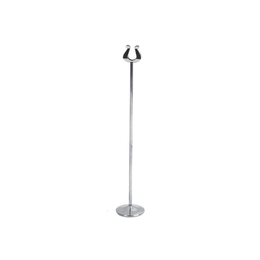 18" CARD STAND W/HEAVY STAINLESS STEEL BASE LOT OF 1 (Dz)-cityfoodequipment.com