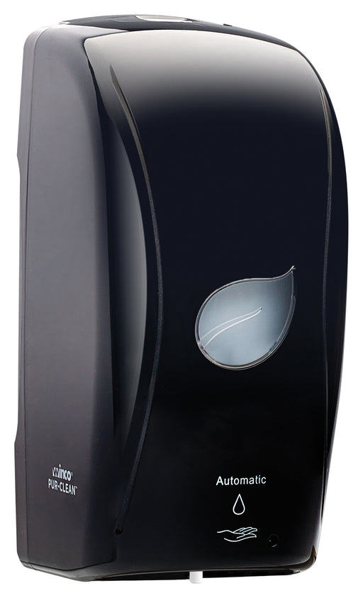 Pur-Clean, Automatic Foam Soap Dispenser, Black, 1000ml (12 Each)-cityfoodequipment.com