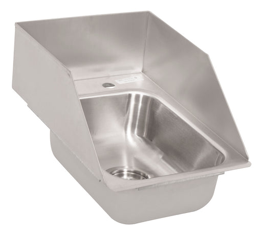 1 Compartment Drop-In Sink w/Side Splashes 10" x 14" x 5"-cityfoodequipment.com
