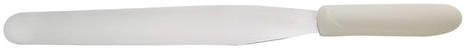 Bakery Spatula, White PP Hdl, 10" x 1-3/8" Blade (12 Each)-cityfoodequipment.com