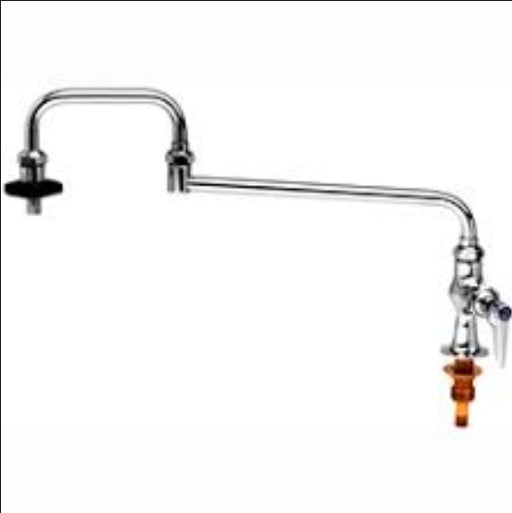 Pot Filler, Deck Mount, Single Temp, 24" Double-Joint Nozzle,-cityfoodequipment.com