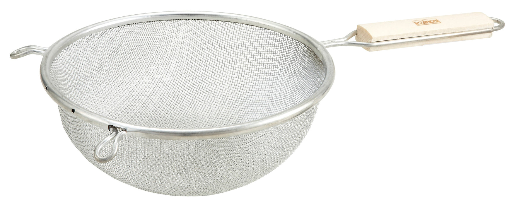 8" Single Mesh Strainer, Medium, Tin (12 Each)-cityfoodequipment.com
