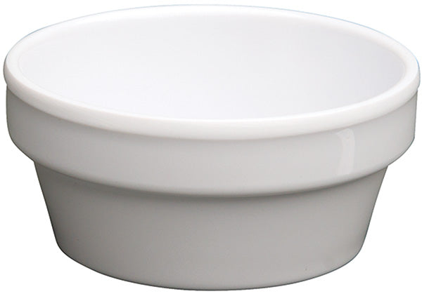 2-1/2oz Melamine Sauce Cups, White (12 Dozen)-cityfoodequipment.com