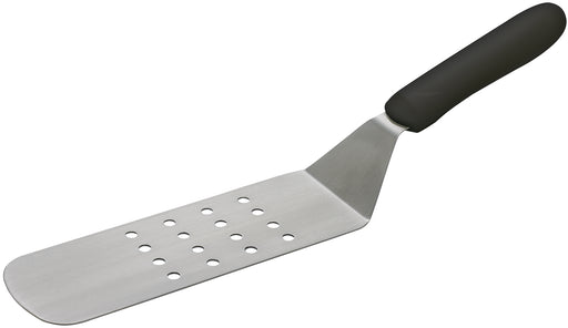 Perforated Flexible Turner w/Offset, Black PP Hdl, 8-1/4" x 2-7/8" Blade (12 Each)-cityfoodequipment.com