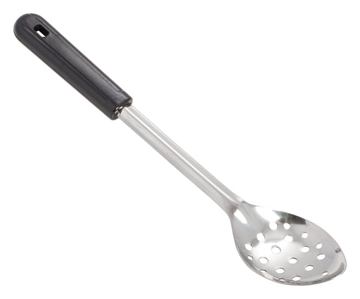 13" Perf Basting Spoon, Bakelite Hdl, S/S (12 Each)-cityfoodequipment.com