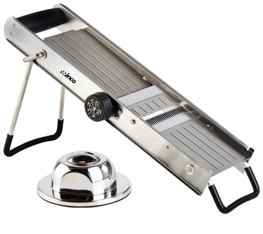 Mandoline Slicer Set, Built-in Blades w/Handguard, S/S (2 Set)-cityfoodequipment.com