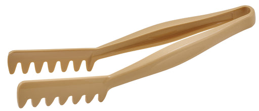 PC Spaghetti Tongs, Beige (12 Each)-cityfoodequipment.com