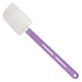 14" Silicone Scraper, Flat Blade, Heat Resistant, Purple (12 Each)-cityfoodequipment.com