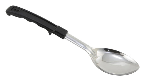Winco Prime 11" S/S Solid Basting Spoon with Plastic Hdl, NSF (12 Each)-cityfoodequipment.com