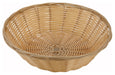 Poly Woven Baskets, Round, 9" x 2-3/4", Natural (12 Dozen)-cityfoodequipment.com