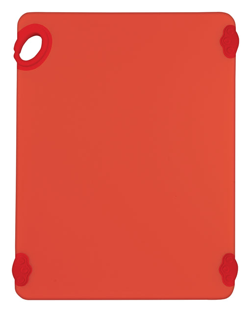 Cutting Board with Hook, 15" x 20" x 1/2", FULL COLOR Red (6 Each)-cityfoodequipment.com