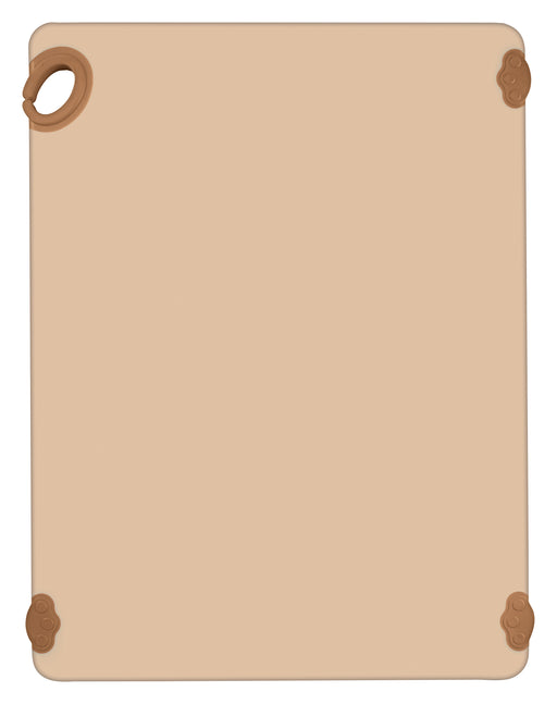 Cutting Board with Hook, 18" x 24" x 1/2", FULL COLOR Brown (6 Each)-cityfoodequipment.com