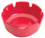 Ashtray, 4"Dia, Red, Melamine (12 Dozen)-cityfoodequipment.com