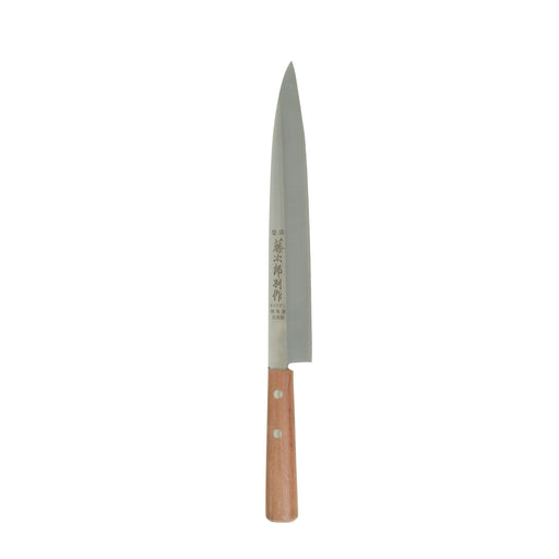 Thunder Group JAS014240 9 1/2" Sashimi Knife w/ Wood Handle, Stainless Steel - 6, (each)-cityfoodequipment.com