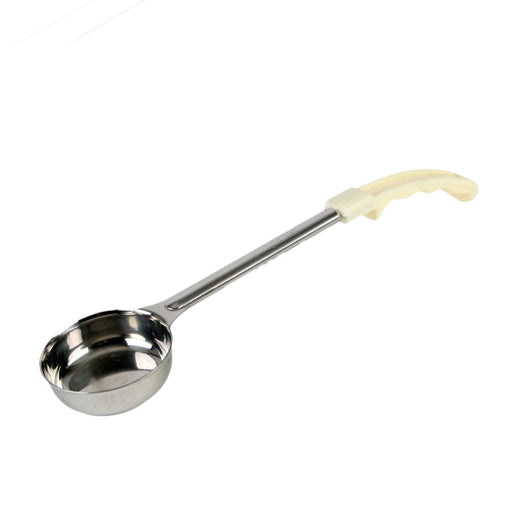 Thunder Group SLLD003A 3 oz Solid Portion Spoon w/ Stainless Bowl, Ivory - 12, (each)-cityfoodequipment.com