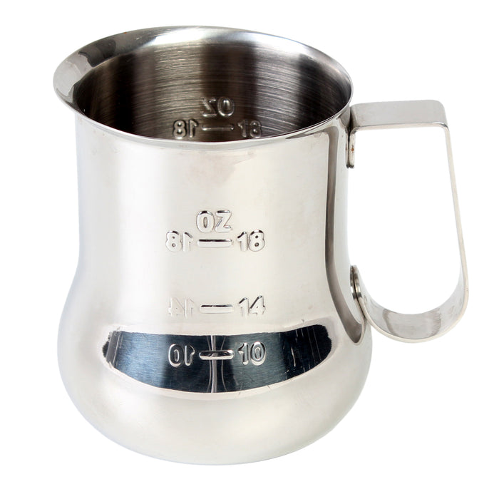 Thunder Group SLMP0024 24 oz Expresso Milk Pitcher - Stainless Steel - 24, (each)-cityfoodequipment.com