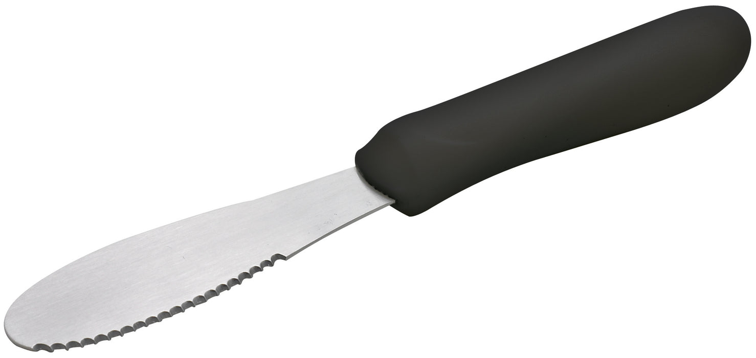 Sandwich Spreader, Black PP Hdl, 3-5/8" x 1-1/4" Blade (12 Each)-cityfoodequipment.com
