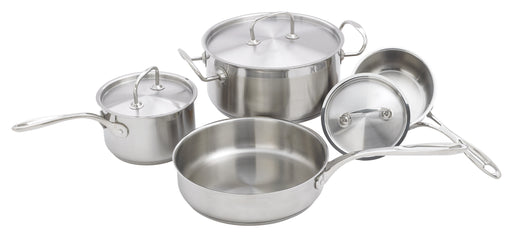 7-piece Cookware Set, S/S (2 Set)-cityfoodequipment.com