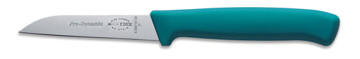F. Dick (8260707-24) 2 1/2" Paring Knife, Turquoise Handle-cityfoodequipment.com