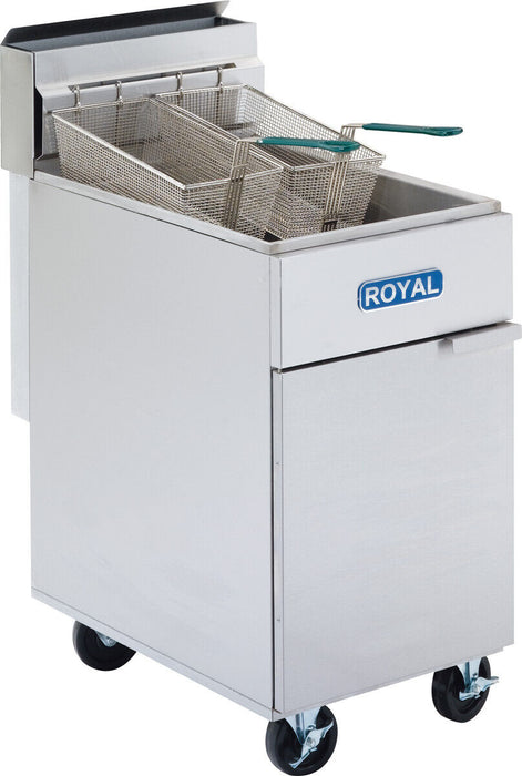 Royal Range of California RFT-50 Full Pot Floor Model Gas Fryer-cityfoodequipment.com