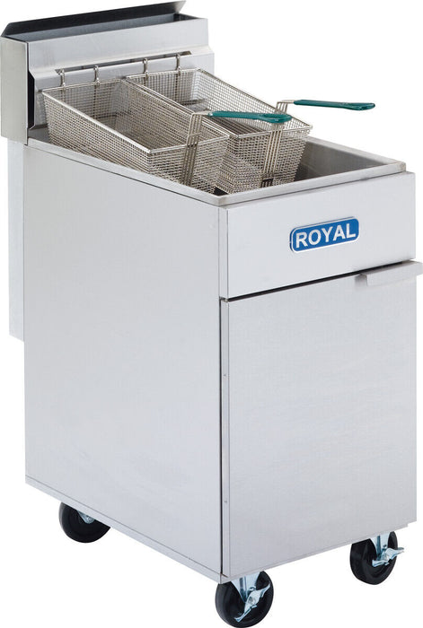 Cal Standard Rft Royal Range of California RFT-50 Full Pot Floor Model Gas Fryer — City ...