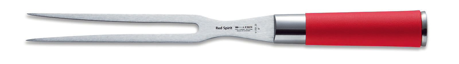 F. Dick (9170120) 8" Fork, Red Spirit-cityfoodequipment.com