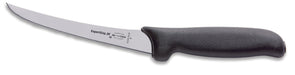 F. Dick (8219115-61) 6" Boning Knife, Curved, Stiff, Soft Black Handle-cityfoodequipment.com