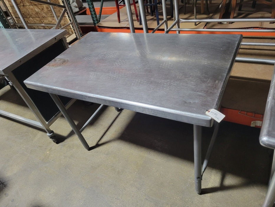 Used 48" x 30" Stainless Steel Work Table-cityfoodequipment.com