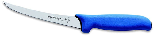 F. Dick (8218113-66) 5" Boning Knife, Curved, Flex, Soft Blue Handle-cityfoodequipment.com