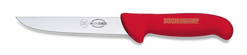 F. Dick (8225913-03) 5" Boning Knife, Red Handle-cityfoodequipment.com