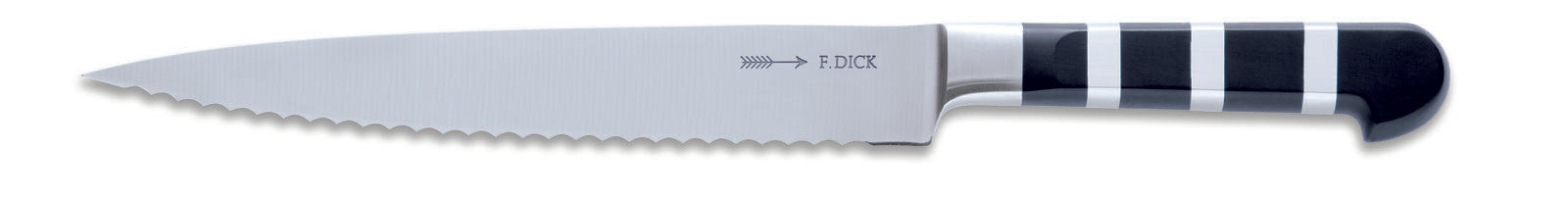 F. Dick (8195521) 8" Carving Knife, Serrated Edge - 1905 Series-cityfoodequipment.com