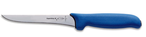 F. Dick (8216815-66) 6" Boning Knife, Straight, Stiff, Soft Blue Handle-cityfoodequipment.com