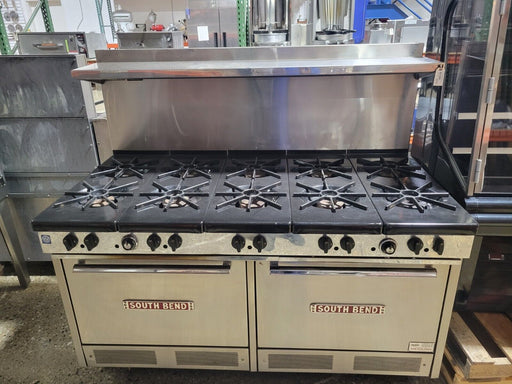 Southbend Commercial 320-SS - 10 Burner Gas Range with Double Ovens-cityfoodequipment.com