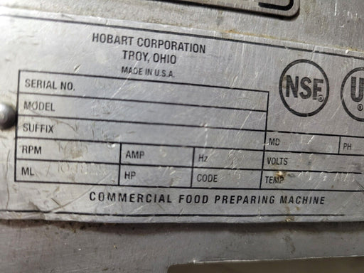 Hobart 2612 Commercial Manual Deli Meat Slicer 12"-cityfoodequipment.com