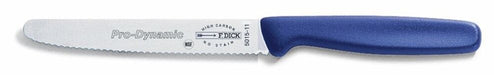 F. Dick (8501511-12) 4" Utility Knife, Serrated Edge, Blue Handle - Pro Dynamic-cityfoodequipment.com