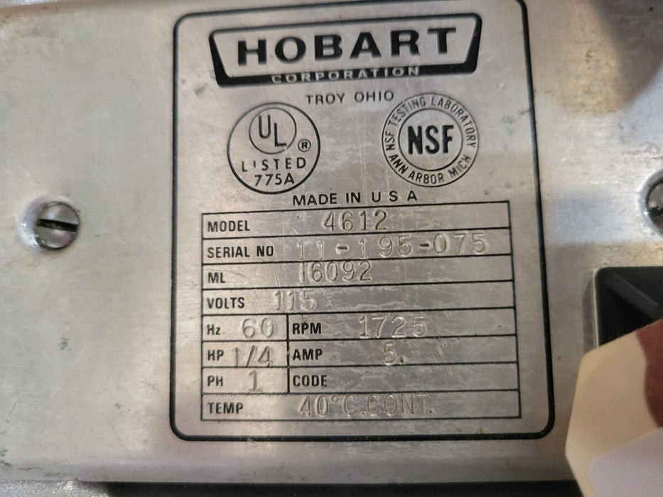 Used Hobart 4612 #12 Commercial Meat Grinder-cityfoodequipment.com