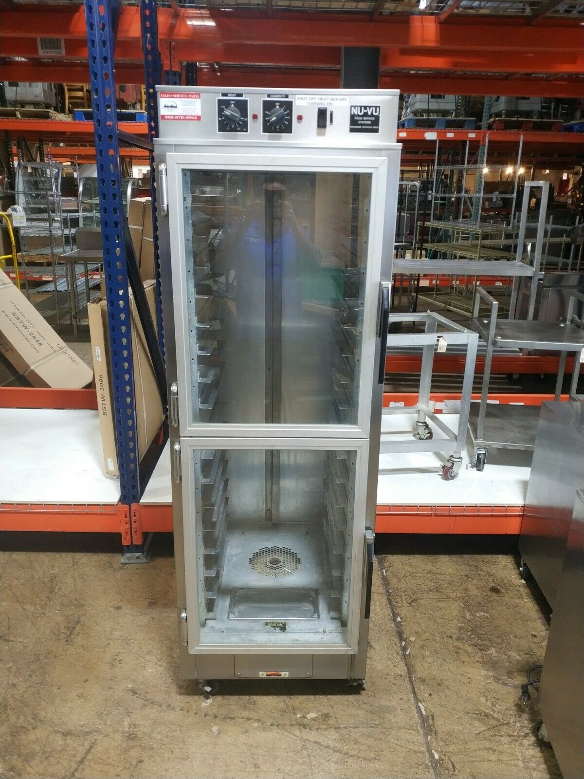 Nu-Vu PRO-16 Commercial Mobile Electric Proofer Cabinet — City Food ...
