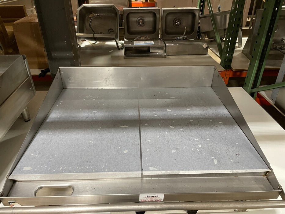 Used Keating 36" Chrome Griddle w/ 1" Plate, Electric - 1 Phase, 220 Volts-cityfoodequipment.com