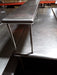 Used 96" x 30" Stainless Steel Work Table with Overshelf-cityfoodequipment.com