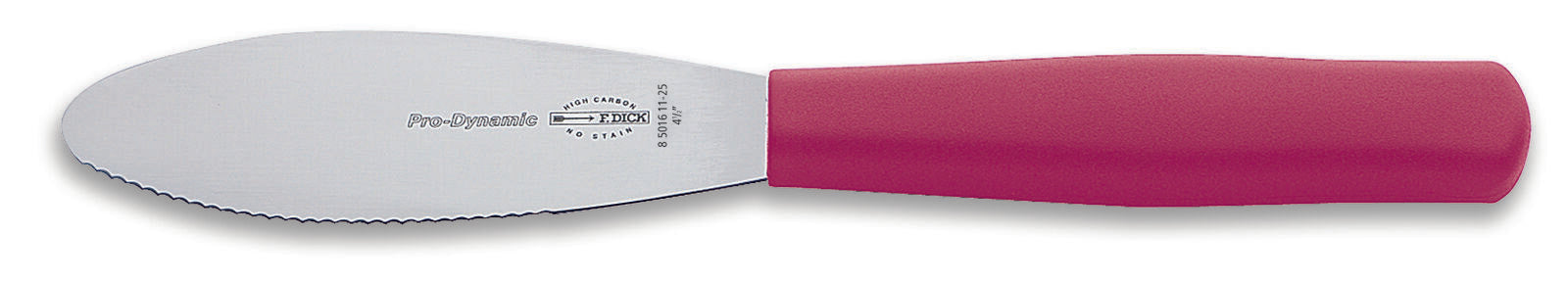 F. Dick (8501611-25) 4" Sandwich Knife, Serrated Edge, Pink Handle - Pro Dynamic-cityfoodequipment.com