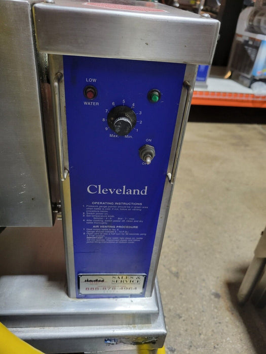 Refurbished Cleveland KET-12T 12 Gallon Electric Tilt Steam Kettle, 208 V, 3 Ph.-cityfoodequipment.com